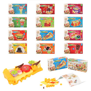 Fast Food Building Blocks - Assorted Construction Toy Sets in Display (12 pcs)