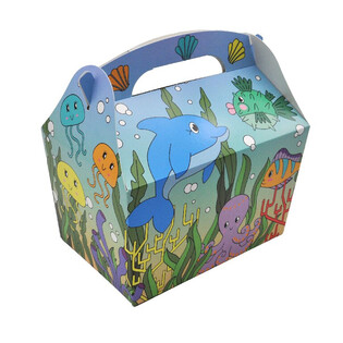 KIDS MEAL BOX MODEL: SEA LIFE - Dim. 18.5x12x19 CM - FOODBOX (24 pcs)