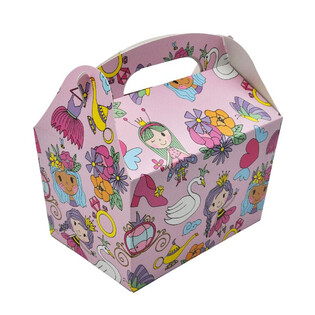 MEAL BOX MODEL: PRINCESS - Dim. 18.5x12x19 CM - FOODBOX - KIDSBOX (24 pcs)