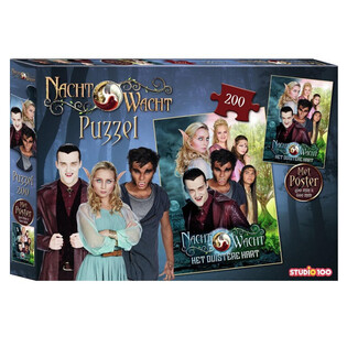 STUDIO 100 - NACHTWACHT PUZZLE 200 PIECES - WITH FREE POSTER (12 pcs)