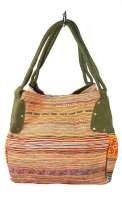 Art.nr: 97719C - B-FAIR BAG BROCADE Large Green (1 pc)