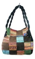 B-FAIR PATCHWORK BAG SMALL BLACK (1 pc)