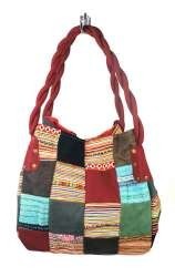 B-FAIR Patchwork Bag Small Red