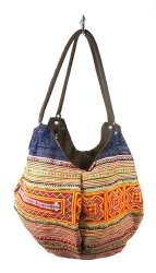 Art.No: 97734B - B-FAIR Pouche Bag Brown Denim (1 pc)