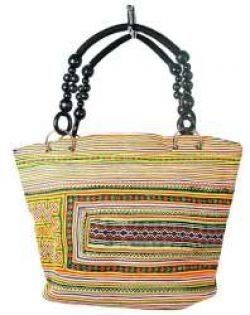 Art.nr: 97737 - B-FAIR Bag Beads Black/Rainbow (1pc)