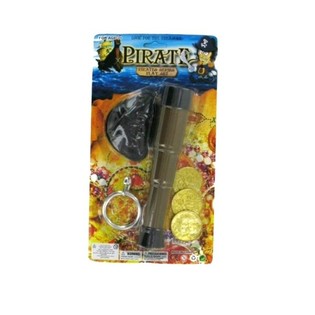 PIRATE PLAY SET ON CARD - MODEL 5 (6 pcs)