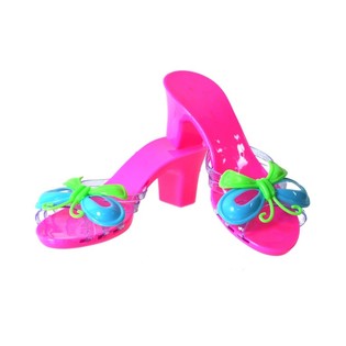 Cute Girls Toy Princess Shoes on Card (6 pcs.)