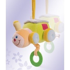Baby Bow Plush Train Music Box
