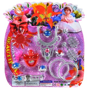 Large Jewelry Set on Card 30 cm (6 pcs)
