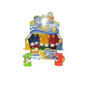 Fish Shaped Bubble Blower with Whistle (24 pcs)