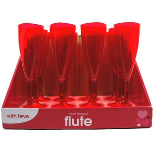 Heart-Shaped Champagne Glasses (12 pcs)