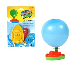 Balloon Powered Toy Boat on Card (6 pcs)